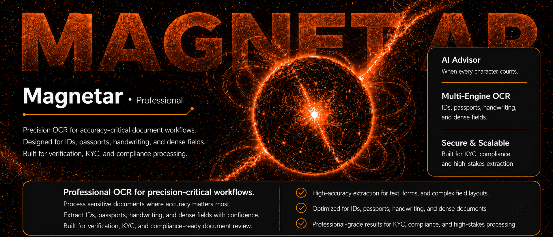 Planet OCR Magnetar — IDs, KYC, and handwriting